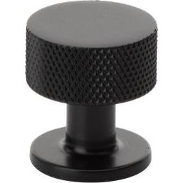 Nuppivedin Beslag Design Crest, Ø26x28mm, musta