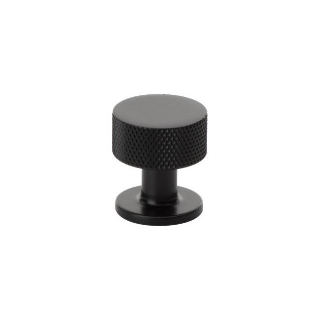 Nuppivedin Beslag Design Crest, Ø26x28mm, musta