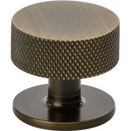 Nuppivedin Beslag Design Crest, Ø32x28mm, antiikkipronssi