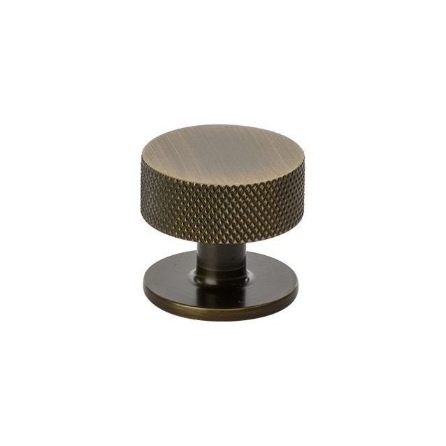 Nuppivedin Beslag Design Crest, Ø32x28mm, antiikkipronssi