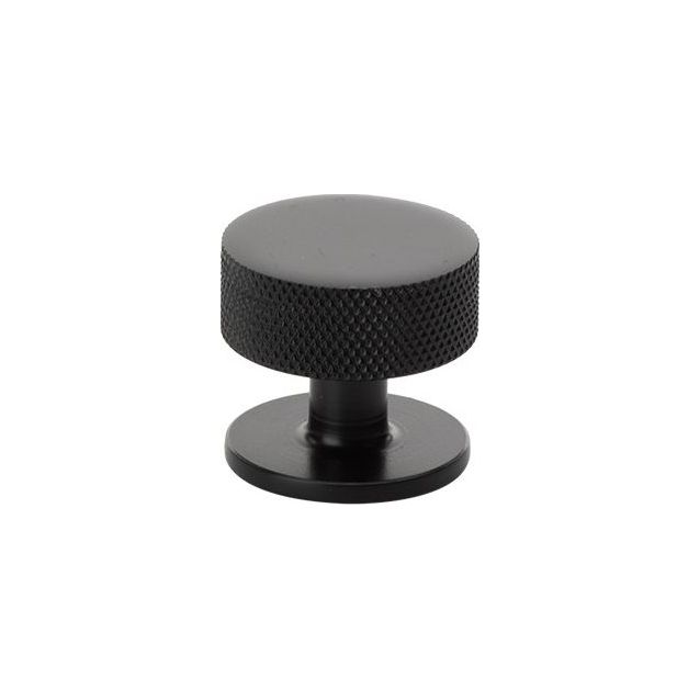 Nuppivedin Beslag Design Crest, Ø32x28mm, musta