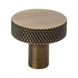 Nuppivedin Beslag Design Flat, Ø26x24mm, antiikkipronssi