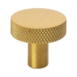 Nuppivedin Beslag Design Flat, Ø26x24mm, messinki