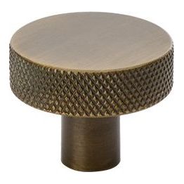 Nuppivedin Beslag Design Flat, Ø32x24mm, antiikkipronssi