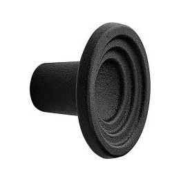 Nuppivedin Beslag Design Fleur, Ø46x30mm, musta