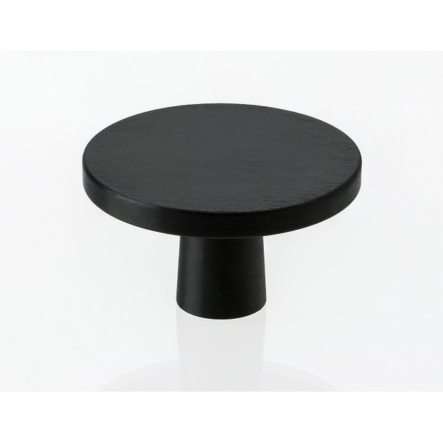 Nuppivedin Beslag Design Plato Ø42x24 mm musta