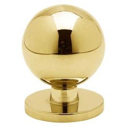 Nuppivedin Beslag Design Solliden Ø25x27mm messinki