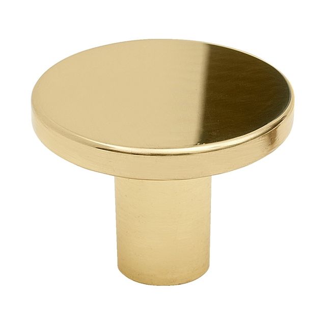 Nuppivedin Dalby Ø 25x20 mm messinki kiillotettu + lakattu