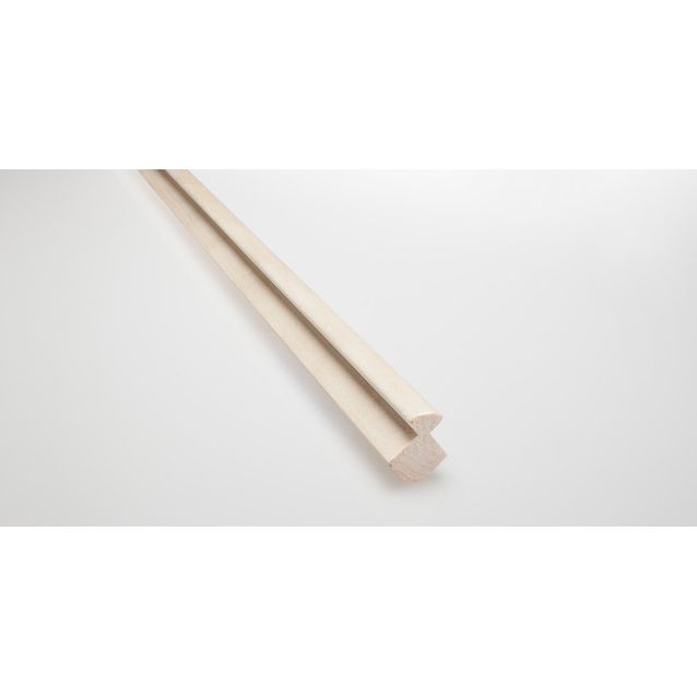 Nurkkalista Karava 27x27/15x2100 mm haapa