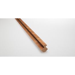 Nurkkalista Karava 27x27/15x2100 mm thermohaapa