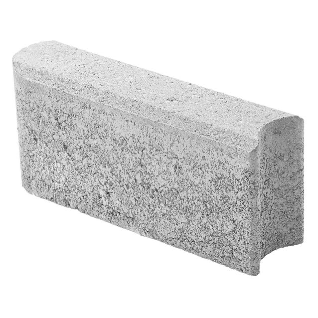 Nurmikon reunakivi 300x135x80 mm harmaa