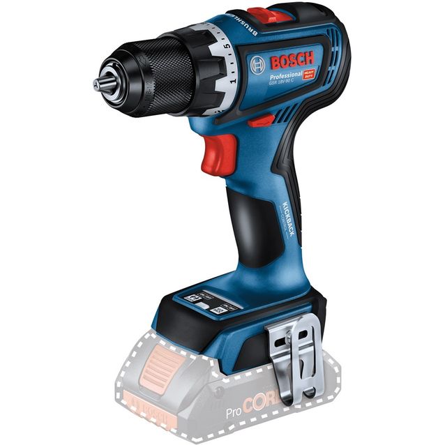 Akkuporakone Bosch Professional GSR 18V-90 C Solo 18V ilman akkua