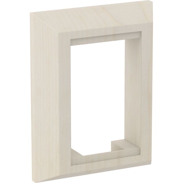 Ohjainosan pinta-asennuslevy Sawo Classic 2.0 -ohjaimelle haapa