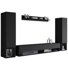 Olohuoneen seinäyksikkö AMADEO II, eri värivaihtoehtoja