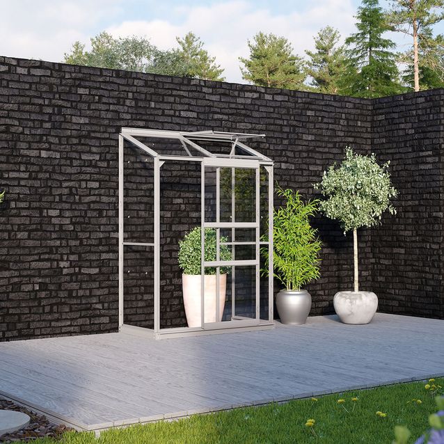 Seinäkasvihuone Vitavia Ida, lasi, eri kokoja ja värejä