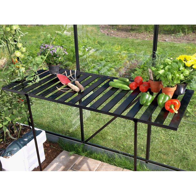 Taitettava pöytä kasvihuoneeseen Vitavia, musta