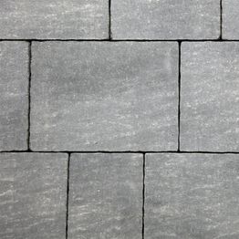 Pihakivi Benders Orlando Antik 60 mm lajitelma 4 kokoa grafiitti