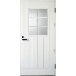 Ulko-ovi Kaskipuu UOL1 1.0 9-10x21  karmi 115 mm valkoinen