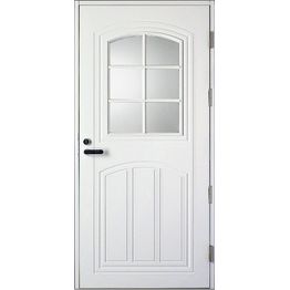 Ulko-ovi Kaskipuu UOL2 Thermo 9-10x21 karmi 115 mm valkoinen