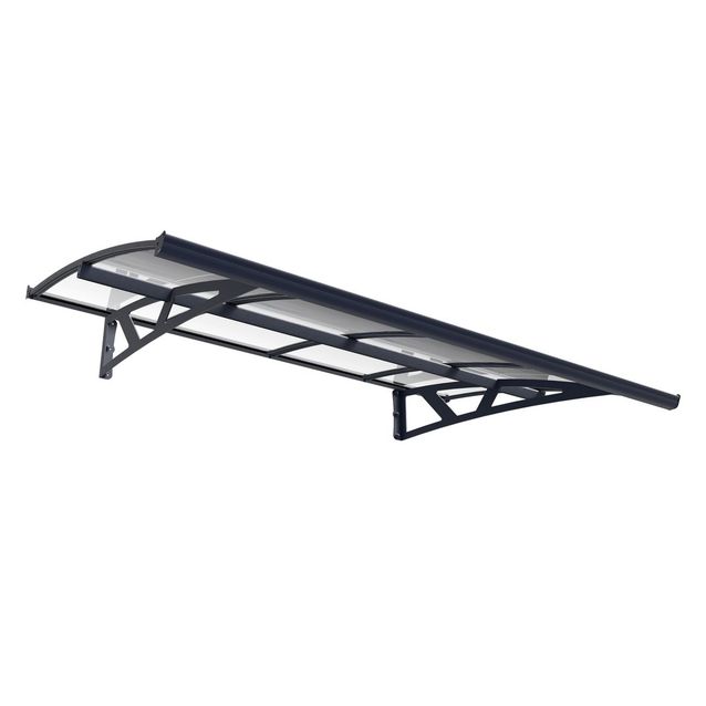 Ovikatos Palram-Canopia Amsterdam 2230 harmaa/kirkas