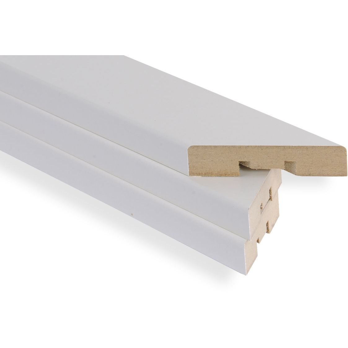 Ovilistat Maler Aava 12x42xM11 1-puolinen setti MDF valkoinen