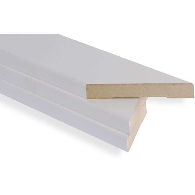 Ovilistat Maler Aava, 12x58xM7, 1-puolinen setti, MDF, valkoinen