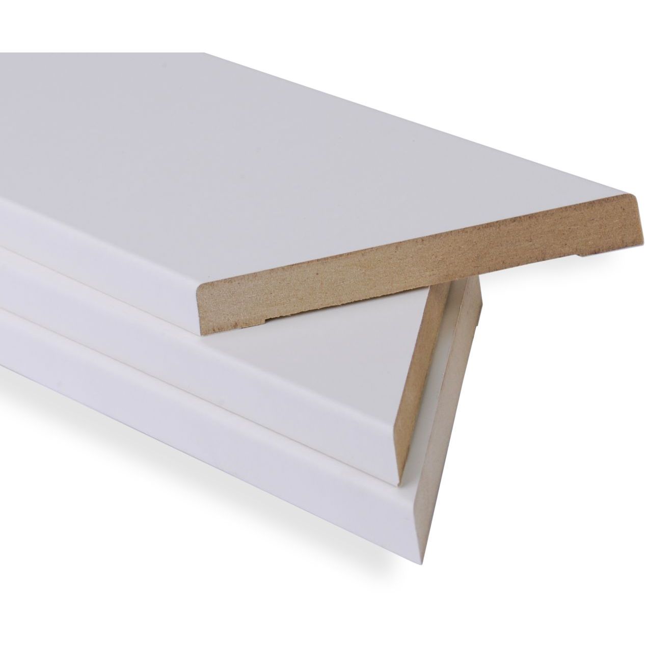 Ovilistat Maler Aava 12x70xM11 1-puolinen setti MDF valkoinen