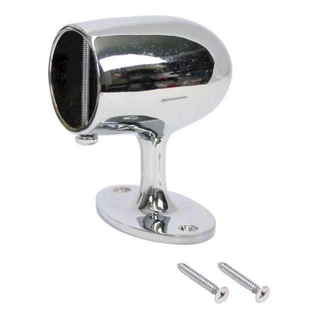 Päätykannatin Piippo Ø 36mm kromattu