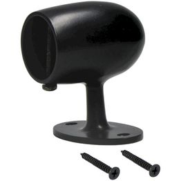 Päätykannatin Piippo Ø 36mm pulverimaalattu musta