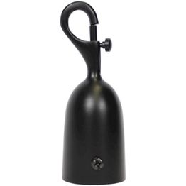 Päätytulppa haalla Piippo Ø 36mm pulverimaalattu musta