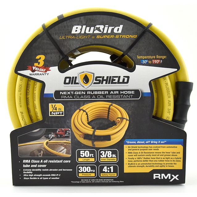 Paineilmaletku BluBird OilShield 15 m, 3/8