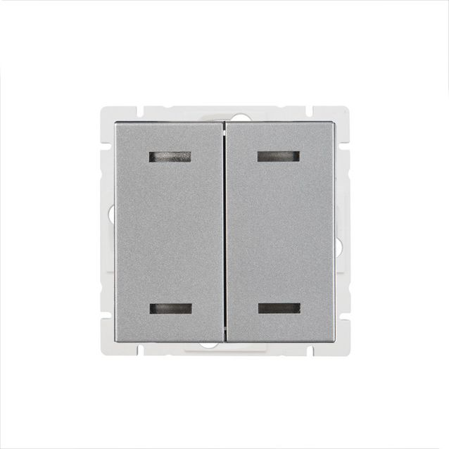 Painike ABB Impressivo - 4-os,1A/24V,IP20 alumiini