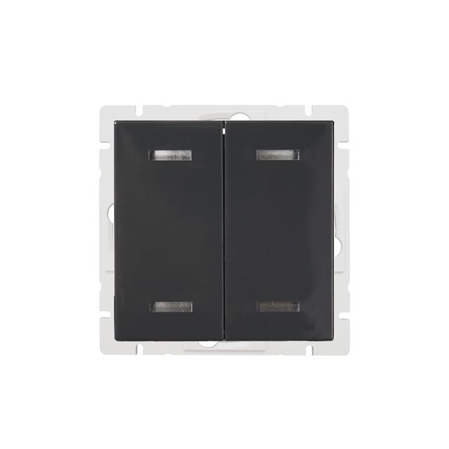 Painike ABB Impressivo - 4-os,1A/24V,IP20 antrasiitti