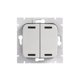 Pienjännitepainike ABB Jussi, 4-osainen, 1A, 5-24V AC/DC, IP20, valkoinen