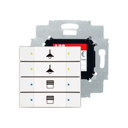 Painike ABB KNX Impressivo - 4 MV T U B valkoinen