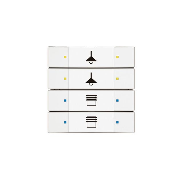 Painike ABB KNX Impressivo - 4 MV T U valkoinen
