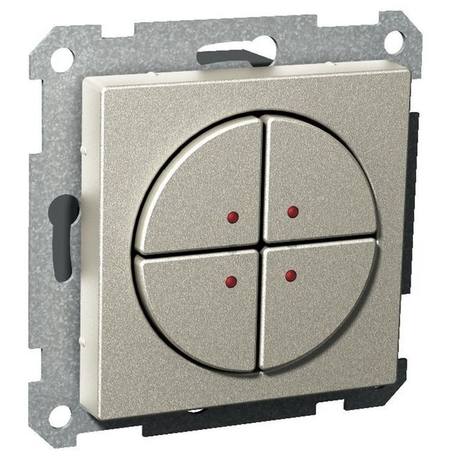 Painike 4-OS/400MA/12-24V metalli Exxact