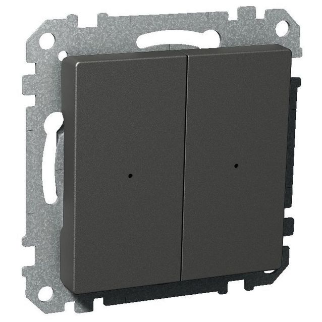 Painikevipu KNX 2 toiminto IP20 UK antrasiitti Exxact 2816172