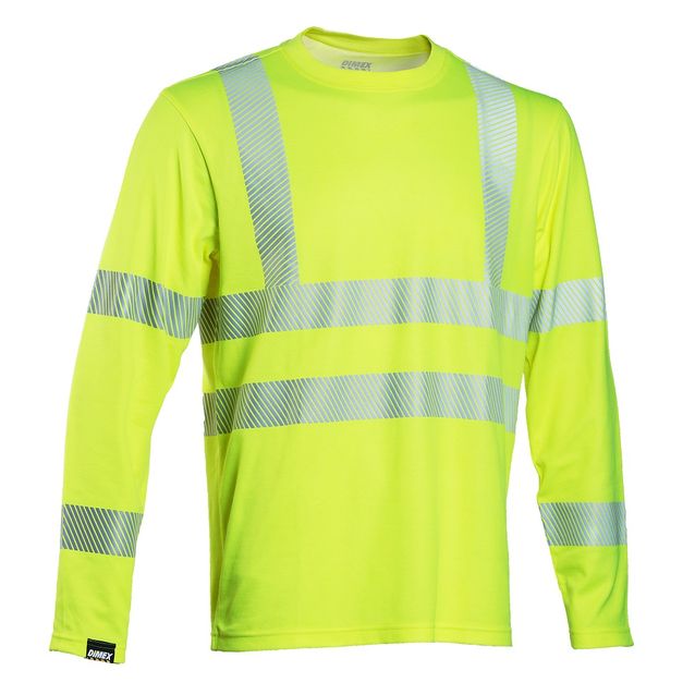 Paita Dimex 4248+ hi-vis pitkähihainen keltainen
