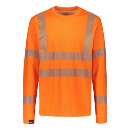 Paita Dimex 4295+ huomioväri pitkähihainen oranssi