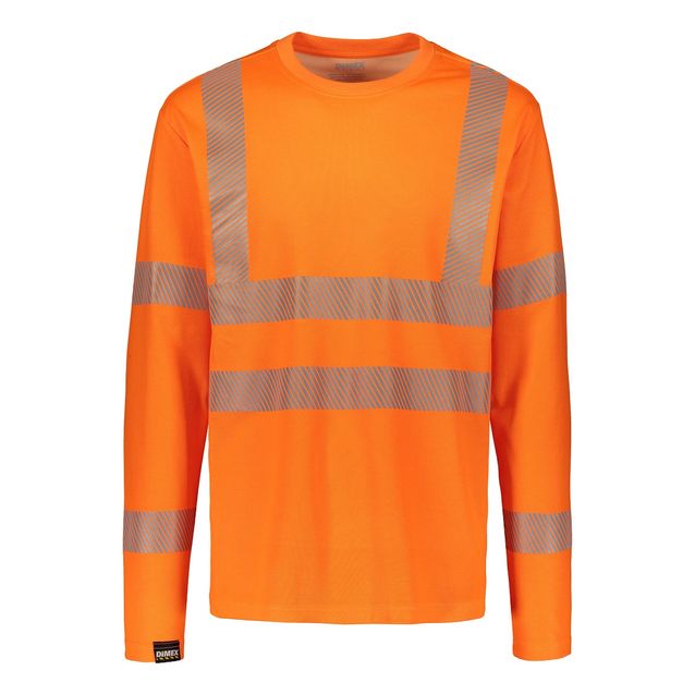 Paita Dimex 4295+ hi-vis pitkähihainen oranssi