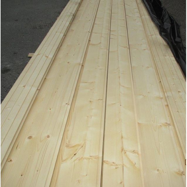 Kuusipaneeli STS 18x145x2370mm 2-laatu päätypontattu, piilonaulausprofiili