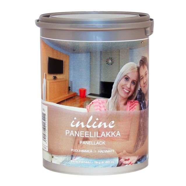 Paneelilakka Inline puolihimmeä 2.7 l väritön