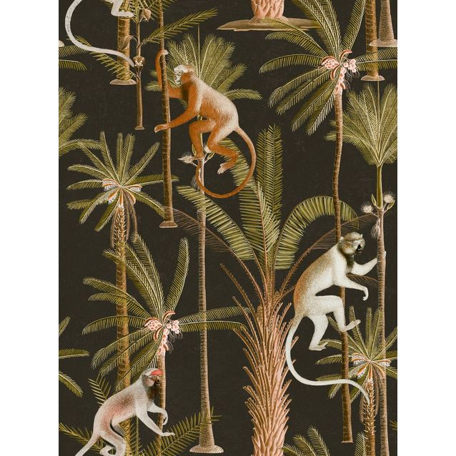 Paneelitapetti Mindthegap Barbados Anthracite 1,56x3 m