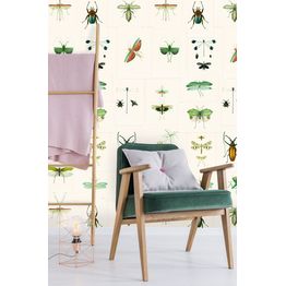 Paneelitapetti Mindthegap Entomology Green 1,56x3 m