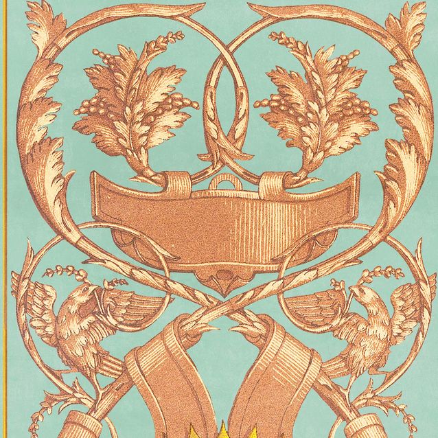 Paneelitapetti Mindthegap Fontainebleau 1,56x3 m turkoosi