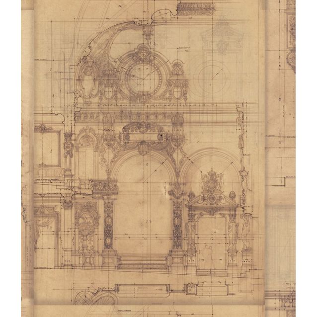 Paneelitapetti Mindthegap Garnier 1,56x3 m