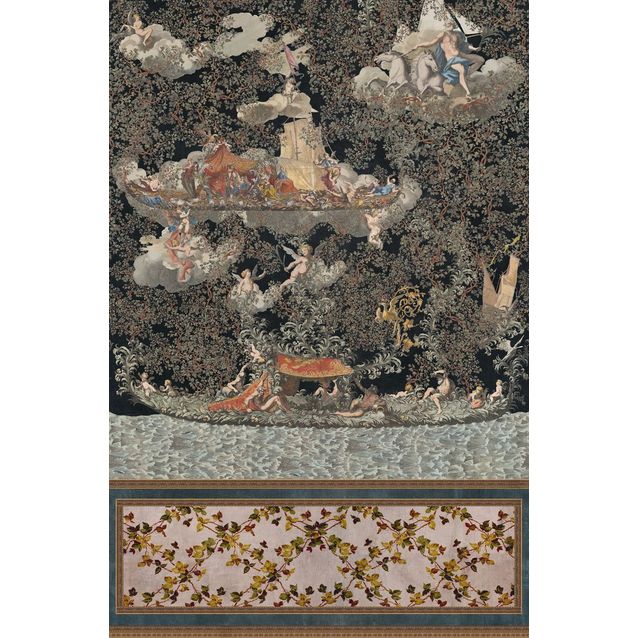 Paneelitapetti Mindthegap Journey to eden 1,56x3 m harmaa