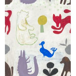 Lastenhuoneen tapetti Mindthegap Mr Boyd's Animals, 1.56x3m