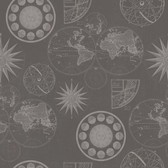 Paneelitapetti Mindthegap Navigation Brown 1,56x3 m